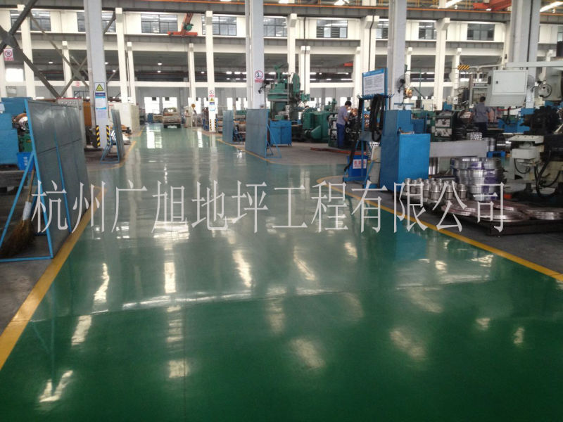 浙江轻机离心机生产车间环氧地坪