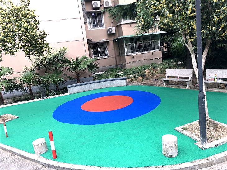 三塘苑社区灯塔新村EPDM颗粒